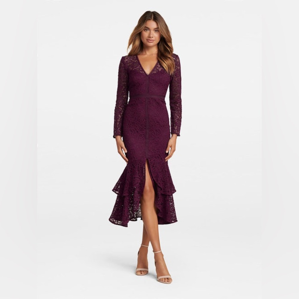 NWT Forever New Plum Purple Dress. - Picture 1 of 6